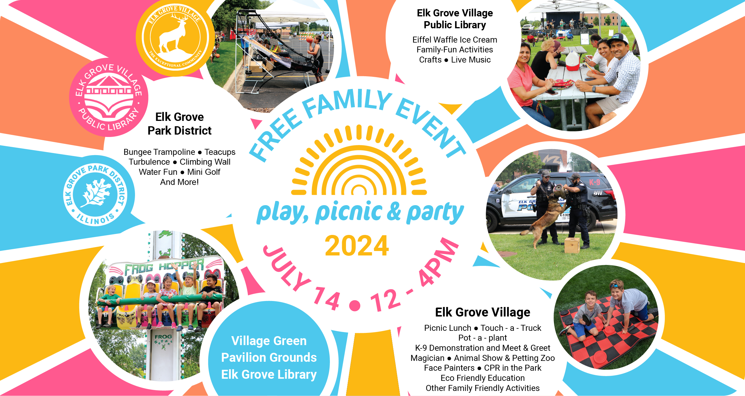 Play Picnic Party Flyer